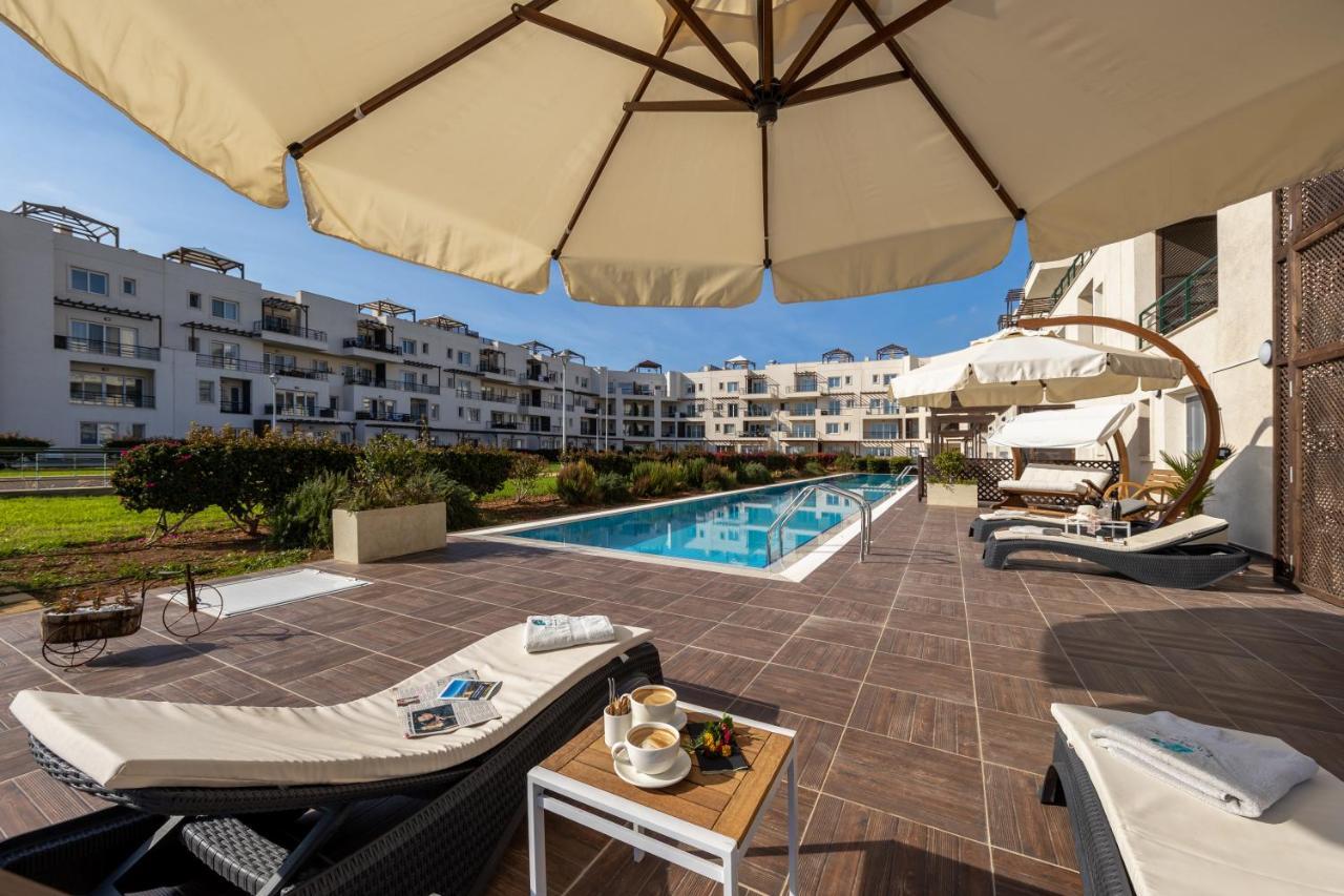 Thalassa Beach Family & Waterpark Resort Vokolidha Esterno foto